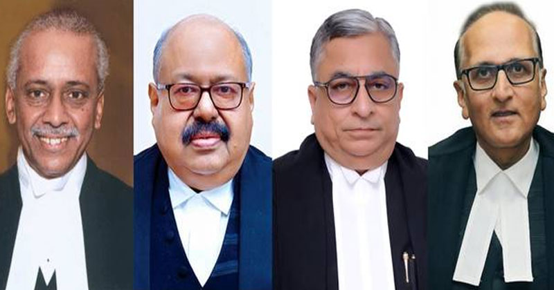 സുപ്രീം കോടതിയിലേയ്ക്ക് 4 പുതിയ ജഡ്ജിമാര്‍ കൂടി; സത്യപ്രതിജ്ഞ തിങ്കളാഴ്ച