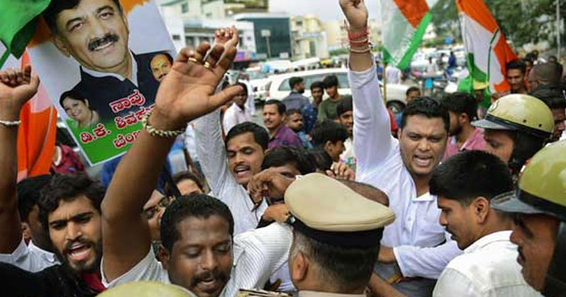 ഡി.കെ. ശിവകുമാറിന്റെ അറസ്റ്റില്‍ പ്രതിഷേധം ശക്തം; സമുദായ സംഘടനകള്‍ ഡി.കെയെ അനുകൂലിച്ച് രംഗത്ത്; രംഗം വഷളാകുന്നതില്‍ ബി.ജെ.പിക്കും ആശങ്ക