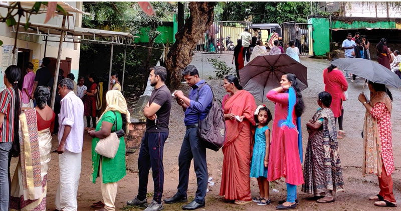 ഉപതെരഞ്ഞെടുപ്പ് : പോളിംഗ് സമയം അവസാനിച്ചു