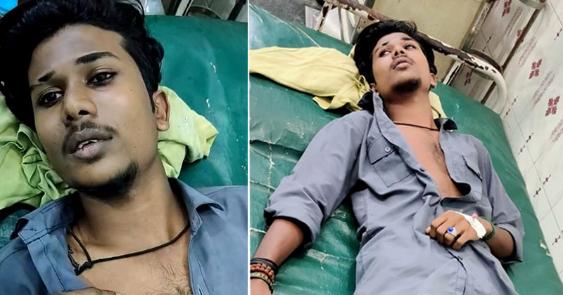 എസ്.എഫ്.ഐയുടെ കൊടി പിടിക്കാൻ വിസമ്മതിച്ച വിദ്യാർത്ഥികൾക്ക് ക്രൂര മർദനം ; രണ്ട് വിദ്യാര്‍ത്ഥികള്‍ക്ക് ഗുരുതര പരിക്ക് | Video