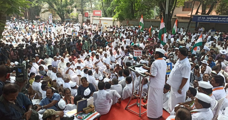 പൗരത്വ നിയമ ഭേദഗതി : രാജ്ഭവനിലേക്ക് കോൺഗ്രസ് പ്രതിഷേധ മാർച്ച്