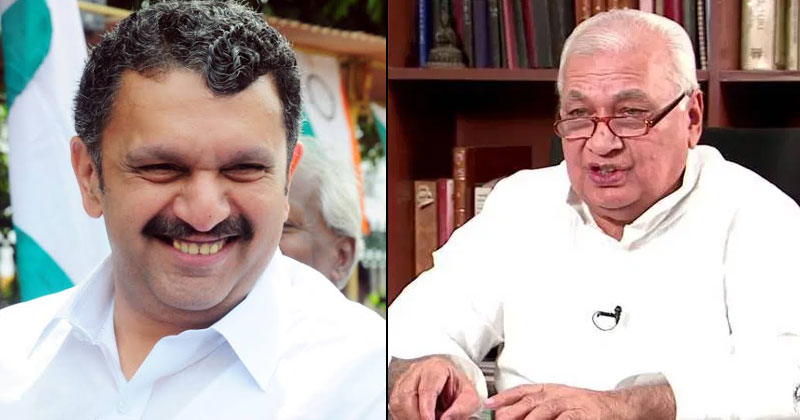ആരിഫ് മുഹമ്മദ് ഖാൻ കേരള ഗവർണർ സ്ഥാനം രാജിവയ്ക്കണമെന്ന് കെ.മുരളീധരൻ
