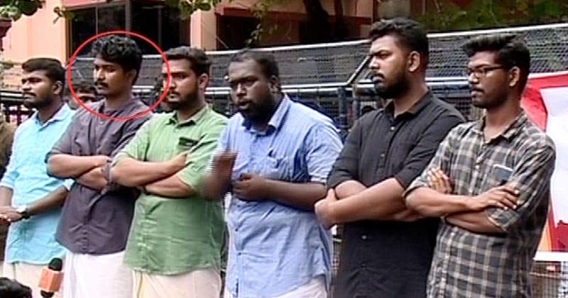 എസ്എഫ്‌ഐ നടത്തിയ സെക്രട്ടേറിയേറ്റ് മാർച്ചിൽ ജാമ്യമില്ലാ കേസിലെ  പ്രതിയും; പങ്കെടുത്തത് കെഎസ് യു പ്രവർത്തകരേയും, പോലീസിനേയും ആക്രമിച്ച കേസിലെ പ്രതി റിയാസ്