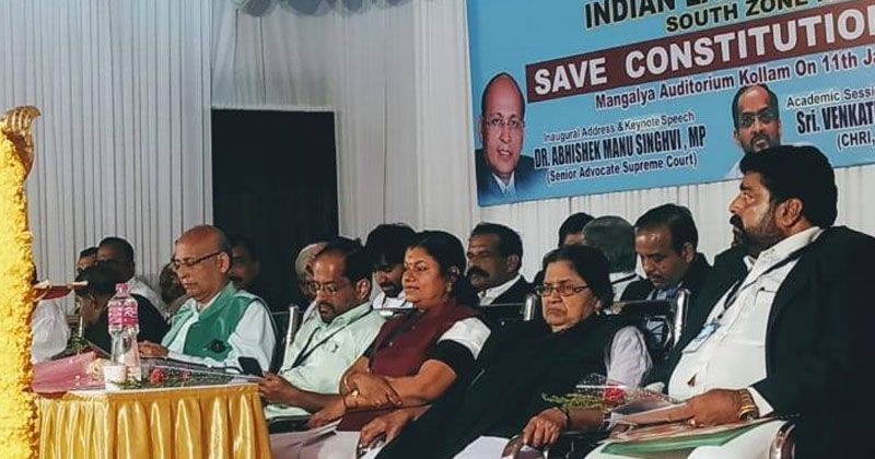 ന്യായാധിപന്മാർ ഉൾപ്പെടെ രാജ്യത്തെ സമസ്ത വിഭാഗങ്ങളിലും ഭയം നടമാടുകയാണെന്ന് അഭിഷേക് സിംഗ്‌വി
