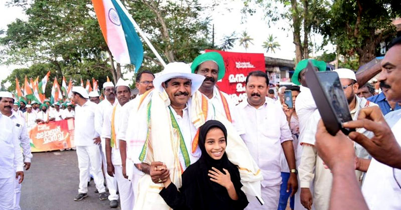 പൗരത്വ ഭേദഗതി നിയമത്തിനെതിരെ അടൂർ പ്രകാശ് എം.പിയുടെ നേതൃത്വത്തില്‍ ലോംഗ് മാർച്ച് നടത്തി