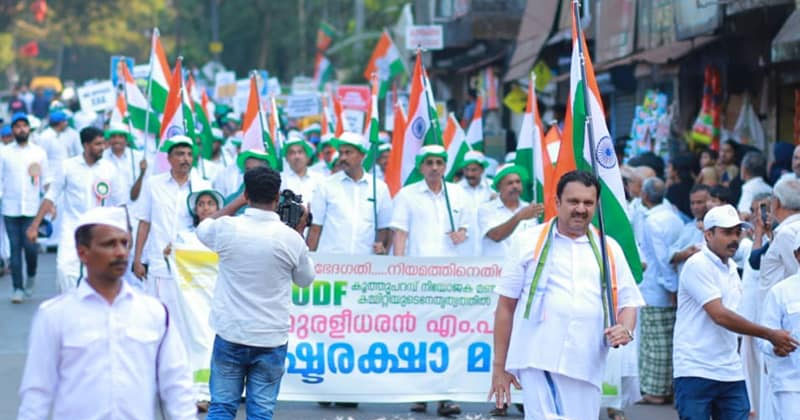 ജനഹൃദയങ്ങൾ ഏറ്റുവാങ്ങി കെ.മുരളീധരൻ എം പി യുടെ രാഷ്ട്ര രക്ഷാപദയാത്ര