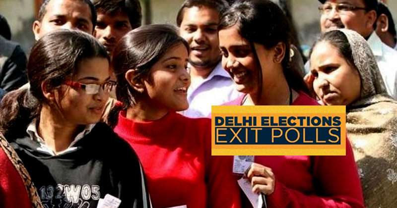 ഡല്‍ഹി നിയമസഭാ തെരഞ്ഞെടുപ്പില്‍ 57.06% പോളിംഗ് ; എക്സിറ്റ് പോള്‍ ഫലങ്ങളും പുറത്ത്