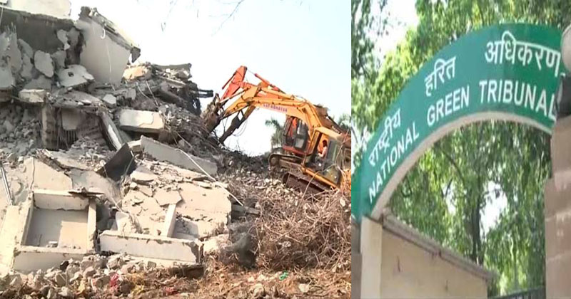 മരടിലെ ഫ്ലാറ്റ് മാലിന്യനീക്കം മാനദണ്ഡങ്ങൾ പാലിക്കാതെയെന്ന് ദേശീയ ഹരിത ട്രൈബ്യൂണൽ സംസ്ഥാന മേൽനോട്ട സമിതി