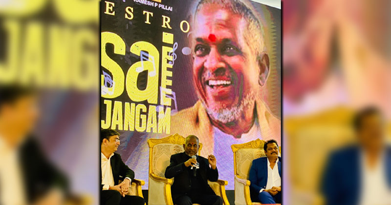 44 വര്‍ഷത്തെ സംഗീത ജീവിത യാത്രയുമായി 'ഇസൈ രാജാങ്കം' വരുന്നു ഷാര്‍ജയിലേക്ക് ; ഹൃദയത്തില്‍ നിന്നുള്ള സംഗീതം നിലനില്‍ക്കുമെന്ന് മാസ്‌ട്രോ  ഇളയരാജ