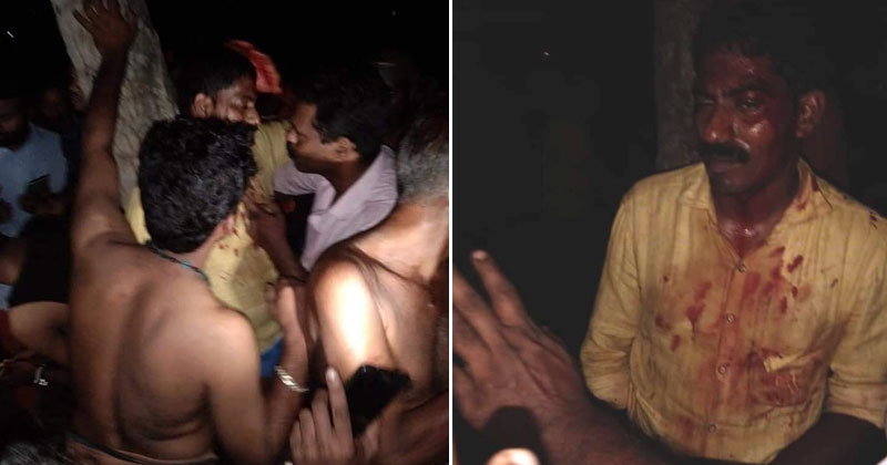 VIDEO : വള്ളിക്കുന്നില്‍ സംഘപരിവാറിന്‍റെ ആള്‍ക്കൂട്ട ആക്രമണം; ലീഗ് പ്രവര്‍ത്തകനടക്കം രണ്ടുപേര്‍ക്ക് പരിക്ക്