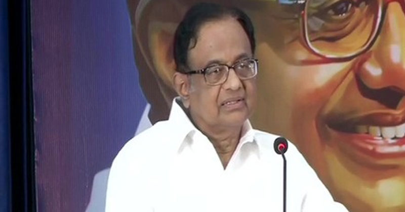 പൗരത്വ ഭേദഗതി നിയമത്തില്‍ കേന്ദ്രസർക്കാരിനെതിരെ പി.ചിദംബരം;  സിഎഎയ്ക്കെതിരായ പ്രതിഷേധങ്ങള്‍ ഇന്ത്യയിലെ ജനങ്ങളും ബിജെപിയും തമ്മിലുള്ള പോരാട്ടം