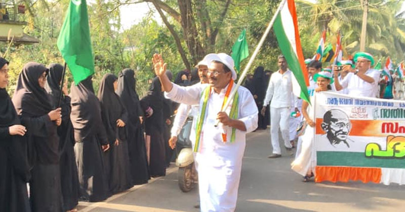സതീശൻ പാച്ചേനി നയിക്കുന്ന സഹനസമര പദയാത്ര കണ്ണൂരിൽ പര്യടനം തുടരുന്നു