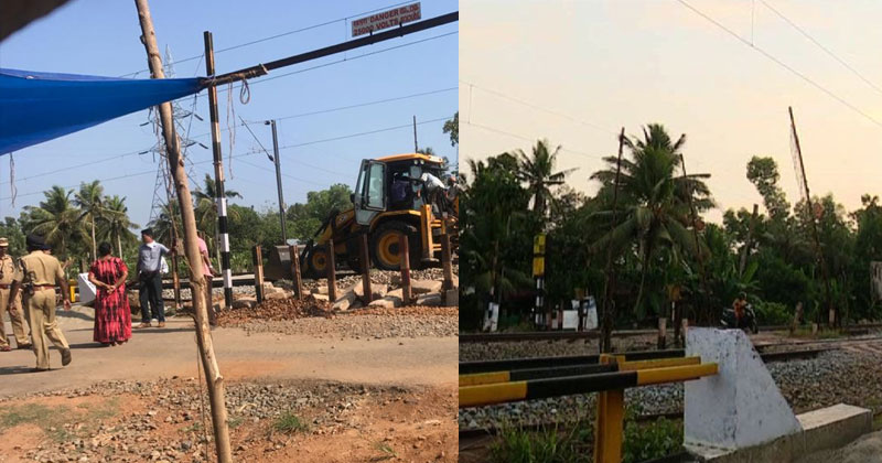 സ്വന്തം മണ്ഡലത്തിലെ ജനങ്ങളുടെ ആവശ്യത്തിനുനേരെ മുഖംതിരിച്ച് മന്ത്രി സുധാകരൻ; റെയിൽവേ ക്രോസ് അടച്ചതോടെ ദുരിതത്തിലായി കരുമാടി നിവാസികൾ