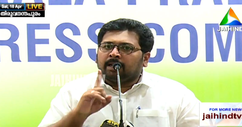 സ്പ്രിങ്ക്ളര്‍ കരാര്‍ റദ്ദാക്കണം; കേരളത്തിലെ ജനങ്ങളെ സർക്കാർ കബളിപ്പിച്ചു: കെ.എസ് ശബരീനാഥന്‍ എം.എല്‍.എ