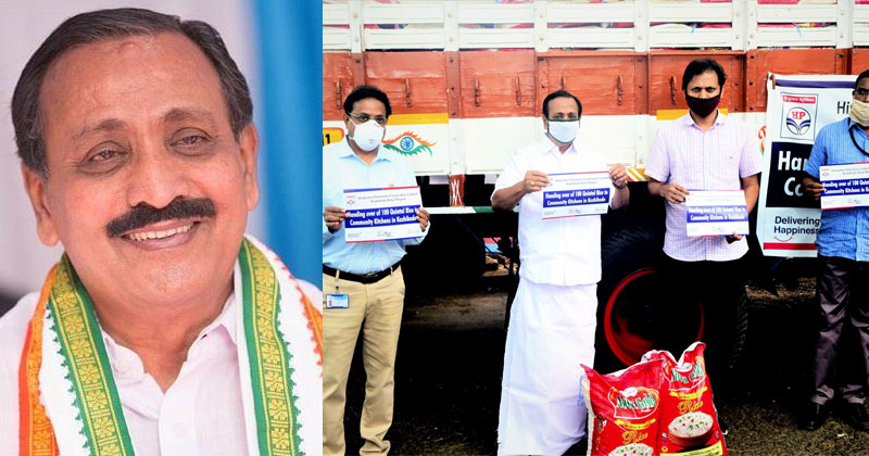 കോഴിക്കോട് പാര്‍ലമെന്‍റിലെ തദ്ദേശസ്വയംഭരണ സ്ഥാപനങ്ങള്‍ക്ക് എം.കെ രാഘവന്‍ എം.പിയുടെ സഹായം; 10000 കിലോ അരി കൈമാറി