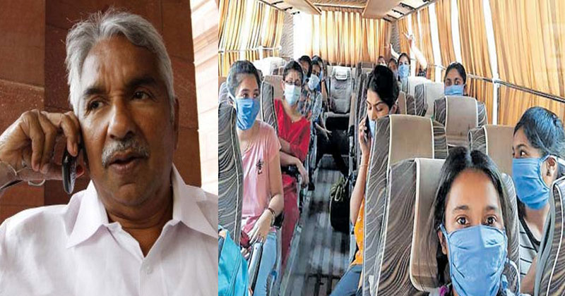 ഉമ്മന്‍ ചാണ്ടിയുടെ ഇടപെടല്‍ തുണയായി; റായ്പൂരില്‍ കുടുങ്ങിയ വിദ്യാർത്ഥികള്‍ നാട്ടിലെത്തി
