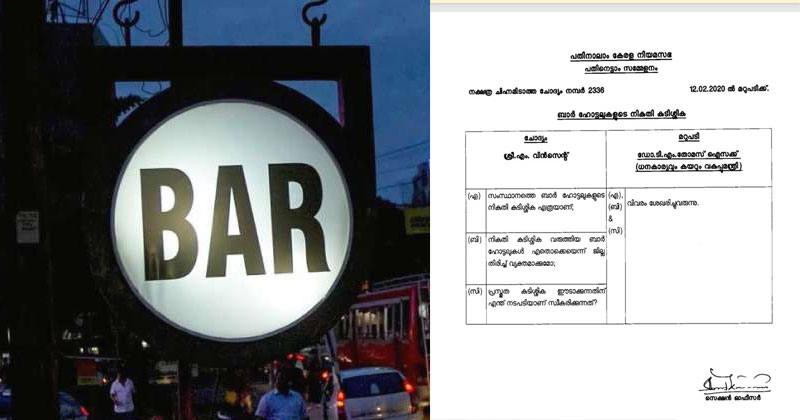 ബാറുടമകളില്‍ നിന്ന് പിരിച്ചെടുക്കാനുള്ള കുടിശ്ശിക സംബന്ധിച്ച് ഉത്തരമില്ലാതെ സര്‍ക്കാര്‍; വിവരങ്ങള്‍ പുറത്തുവിടാതെ ഒളിച്ചുകളി | VIDEO