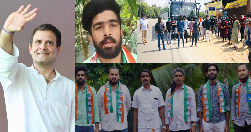 ലോക്ഡൗണിൽ കുടുങ്ങി,  തുണച്ചത് രാഹുൽ ഗാന്ധി; കോൺഗ്രസിൽ അംഗത്വമെടുത്ത് ഇർഷാദും കുടുംബവും സുഹൃത്തുക്കളും