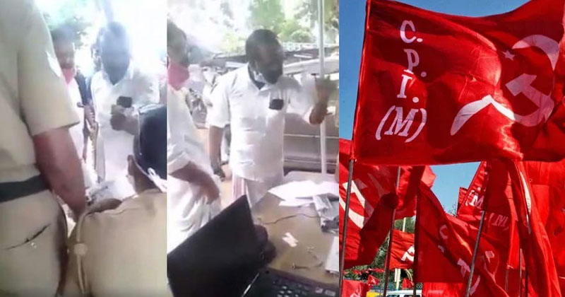 പൊലീസ് സ്റ്റേഷനില്‍ കയറി വധഭീഷണി: കേസ് ഒതുക്കി തീര്‍ക്കാന്‍ ശ്രമം; നേതാക്കളോട് ഒളിവില്‍ പോകാന്‍ മുതിര്‍ന്ന പൊലീസ് ഉദ്യോഗസ്ഥന്‍റെ നിര്‍ദേശം