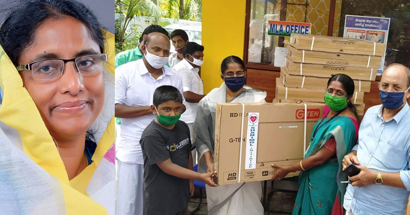 ഓണ്‍ലൈന്‍ പഠനം: അരൂര്‍ മണ്ഡലത്തിലെ പിന്നാക്ക മേഖലയിലെ കുട്ടികൾക്ക് സഹായവുമായി  ഷാനിമോൾ ഉസ്മാൻ എംഎൽഎ; ടെലിവിഷനുകള്‍ ലഭ്യമാക്കി| VIDEO
