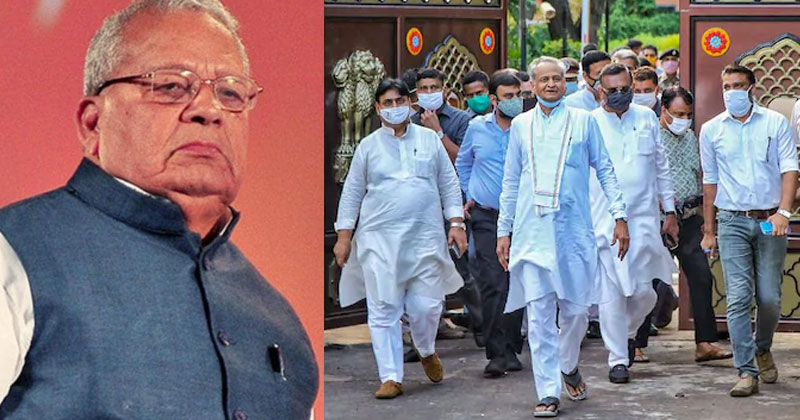 സഭാ സമ്മേളനം 31ന് തന്നെ വിളിച്ചു ചേര്‍ക്കണം : ഗവർണറോട് ആവശ്യം ഉന്നയിച്ച് അശോക് ഗെഹ്ലോട്ട് സർക്കാർ