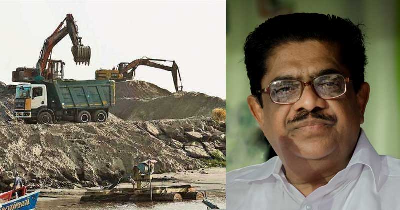'കൊവിഡ് പ്രൊട്ടോക്കോള്‍ പോലും കാറ്റില്‍ പറത്തി നടത്തുന്ന തോട്ടപ്പള്ളിയിലെ കരിമണല്‍ ഖനനം സർക്കാർ അവസാനിപ്പിക്കണം' ; മുഖ്യമന്ത്രിക്ക് വി.എം സുധീരന്‍റെ കത്ത്