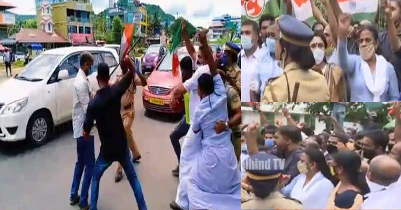 സ്വര്‍ണ്ണക്കള്ളക്കടത്ത് കേസ്  പ്രതികള്‍ക്കു നേരെ  കോണ്‍ഗ്രസ്, യൂത്ത് കോണ്‍ഗ്രസ് പ്രതിഷേധം| VIDEO