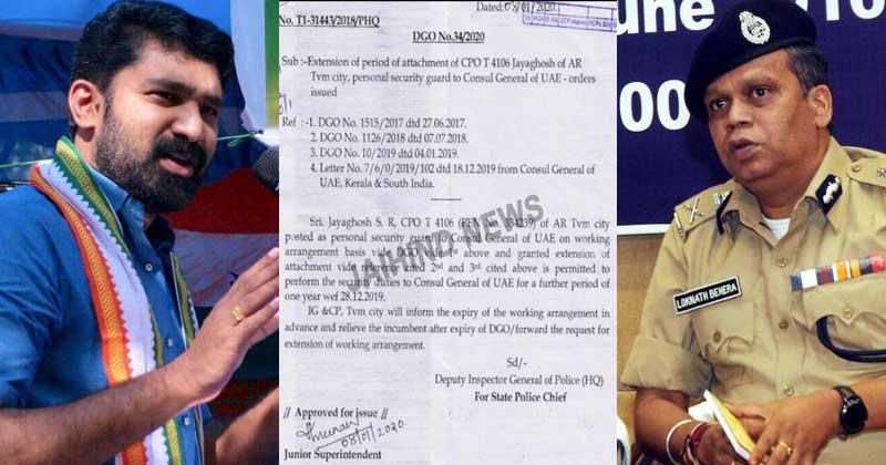 ഗൺമാൻ നിയമനം: ഡിജിപിയുടെ നടപടി സർവീസ് ചട്ടങ്ങളുടെ ലംഘനം; പൊലീസ് മേധാവി സ്ഥാനത്തു നിന്നും ബെഹറയെ അടിയന്തരമായി നീക്കം ചെയ്യണമെന്ന് വി.ടി ബല്‍റാം