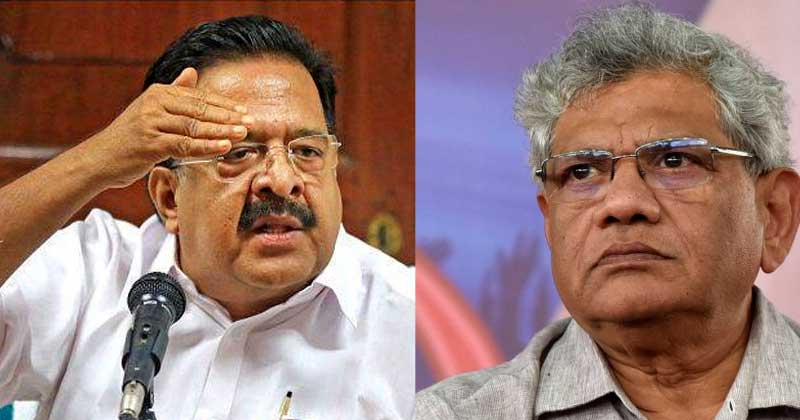 പിണറായി സര്‍ക്കാരിനെതിരായ ആരോപണങ്ങളില്‍ സിപിഎം കേന്ദ്രനേതൃത്വം നിലപാട് വ്യക്തമാക്കണം; യെച്ചൂരിക്ക് രമേശ് ചെന്നിത്തലയുടെ കത്ത്