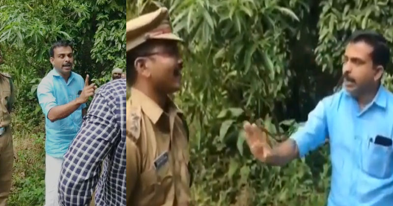 വനം വകുപ്പ് ഉദ്യോഗസ്ഥർക്കെതിരെ സിപിഐ നേതാവിന്‍റെ വധഭീഷണി; കെട്ടിയിട്ട് തല്ലുമെന്നും ഭീഷണി| VIDEO