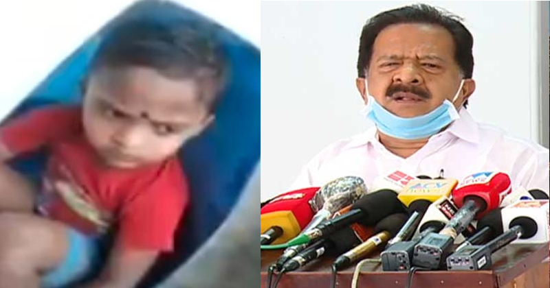 ചികിത്സ ലഭിക്കാതെ കുട്ടി മരിച്ച സംഭവം; കുറ്റക്കാർക്കെതിരെ നടപടി സ്വീകരിക്കണമെന്ന് രമേശ് ചെന്നിത്തല