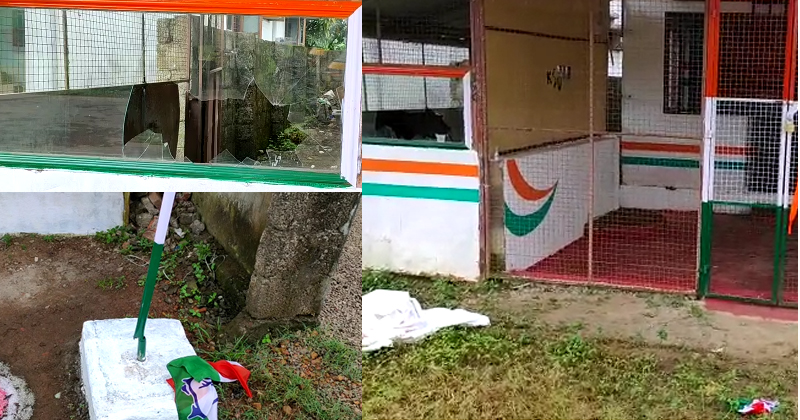 കൊല്ലം ജില്ലയിലെ കോണ്‍ഗ്രസ് ഓഫീസുകള്‍ക്ക് നേരെ സി.പി.എം ആക്രമണം