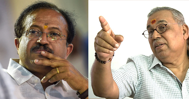 'മന്ത്രിപദം അലങ്കാരമല്ല, ഉത്തരവാദിത്വമാണ്' ; വി മുരളീധരനെതിരെ ഒളിയമ്പുമായി പി.പി മുകുന്ദൻ