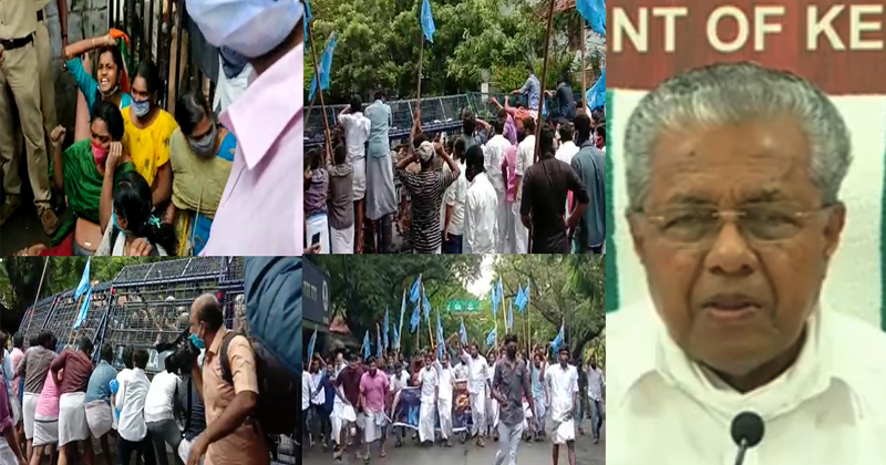 സർക്കാരിന്‍റെ പ്രതിരോധ പ്രവർത്തനങ്ങളുടെ പാളിച്ച മറയ്ക്കാൻ പ്രതിപക്ഷ സമരങ്ങളെ വിമർശിച്ച് മുഖ്യമന്ത്രി