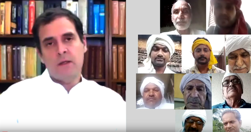 കാർഷിക നിയമങ്ങൾ നോട്ട് നിരോധനത്തിനും ജി.എസ്‌.ടിക്കും  സമാനം ; സമ്പദ് വ്യവസ്ഥയെ തകർക്കുക സർക്കാർ ലക്ഷ്യം ; കർഷകരുമായി സംവദിച്ച് രാഹുൽ ഗാന്ധി | VIDEO