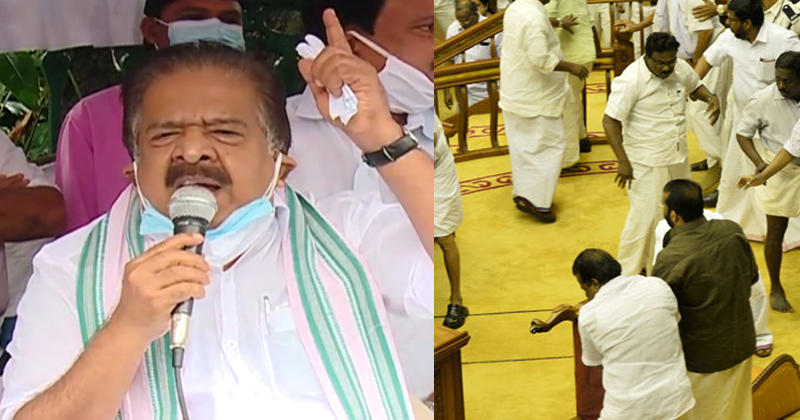 സഭയിലെ കയ്യാങ്കളി ; കുറ്റക്കാർക്ക് ശിക്ഷ വാങ്ങി നല്‍കും വരെ പോരാട്ടം തുടരുമെന്ന് രമേശ് ചെന്നിത്തല