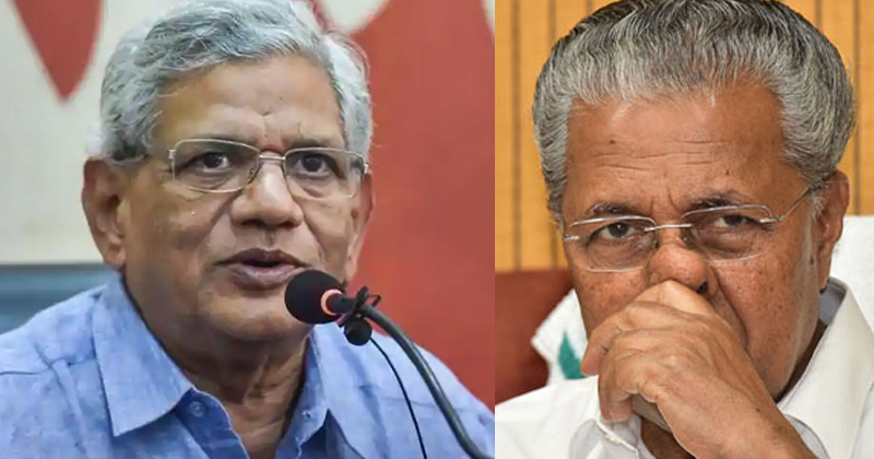 'പിണറായി പറഞ്ഞത് പാർട്ടി ലൈനല്ല'; കെ റെയിലില്‍ മുഖ്യമന്ത്രിയെയും കേരള നേതാക്കളെയും തള്ളി യെച്ചൂരി