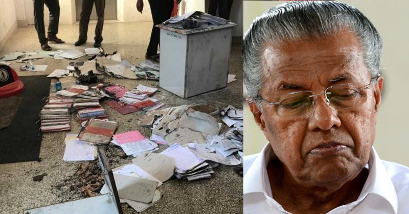 സെക്രട്ടേറിയറ്റ് തീപിടിത്തം ഷോർട്ട് സർക്യൂട്ടല്ല ; സർക്കാർ വാദം തള്ളി വീണ്ടും റിപ്പോർട്ട്