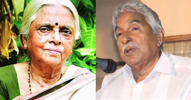 വിടവാങ്ങിയത് കേരളത്തിന്‍റെ മനഃസാക്ഷി : ഉമ്മന്‍ ചാണ്ടി