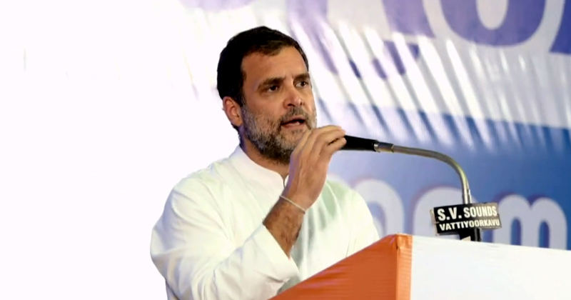 'സിപിഎം കൊടി പിടിച്ചാല്‍ മുഖ്യമന്ത്രിയുടെ ഓഫീസിലിരുന്നും സ്വർണ്ണക്കടത്ത് നടത്താം' : സർക്കാരിനെതിരെ രൂക്ഷവിമർശനവുമായി രാഹുല്‍ ഗാന്ധി