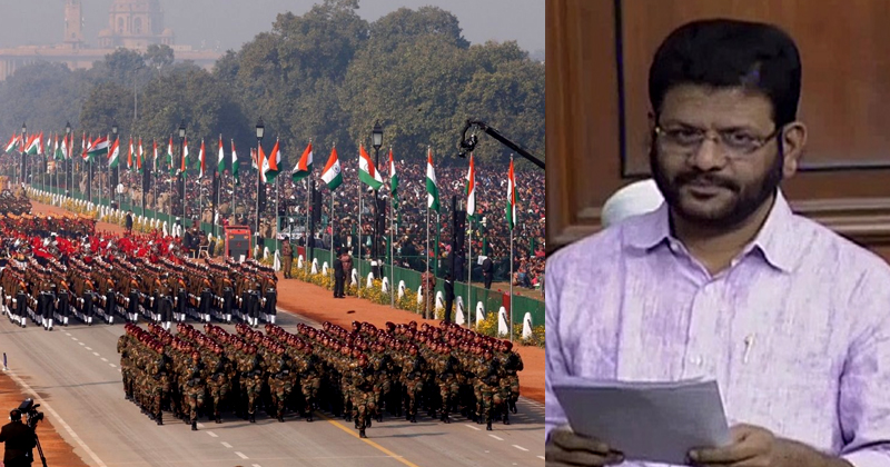 റിപ്പബ്ലിക് ദിന പരേഡില്‍ പങ്കെടുത്ത 287 സൈനികർക്ക് കൊവിഡ് സ്ഥിരീകരിച്ചു ; വി.കെ ശ്രീകണ്ഠന്‍ എം.പിയുടെ ചോദ്യത്തിന് മറുപടി