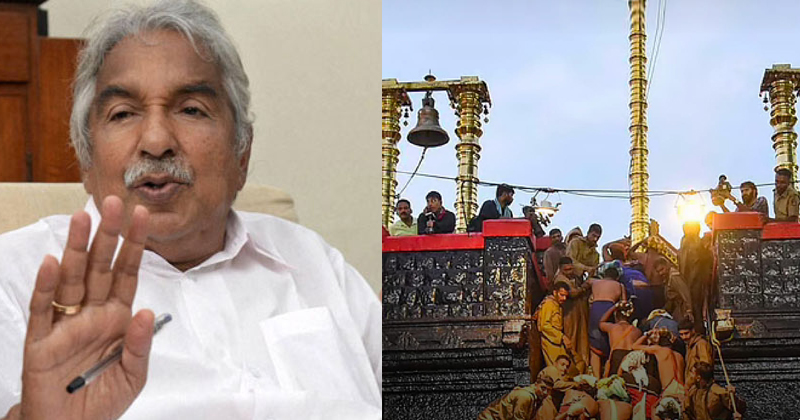 ശബരിമല യുഡിഎഫിന് രാഷ്ട്രീയ ആയുധമല്ല, പുണ്യഭൂമി ; യുഡിഎഫ് സർക്കാരിന്‍റെ നടപടികൾ എണ്ണിപ്പറഞ്ഞ് ഉമ്മന്‍ ചാണ്ടി