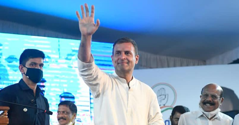 തെരഞ്ഞെടുപ്പ് പ്രചാരണം : രാഹുൽ ഗാന്ധി ഇന്ന് പാലക്കാട് ജില്ലയിൽ