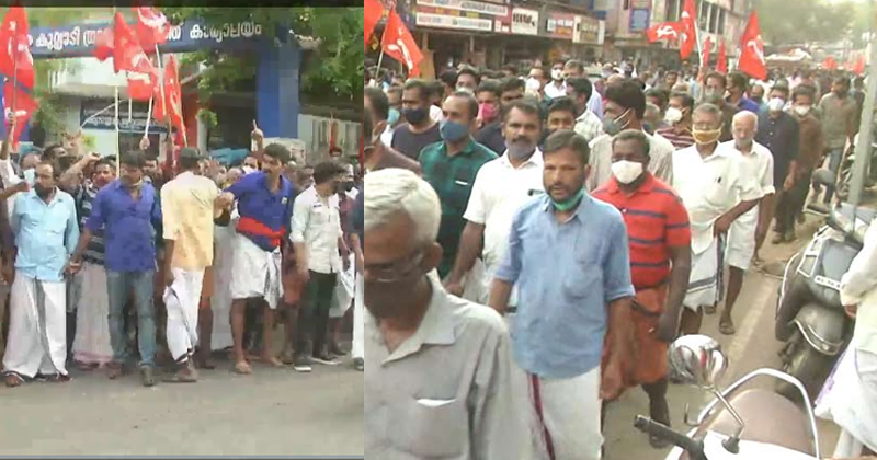 'പാർട്ടിയെ ജനം തിരുത്തും'; കുറ്റ്യാടിയില്‍ വീണ്ടും സിപിഎം പ്രവര്‍ത്തകരുടെ പ്രതിഷേധം ; ആയിരത്തിലേറെ പ്രവര്‍ത്തകര്‍ തെരുവില്‍