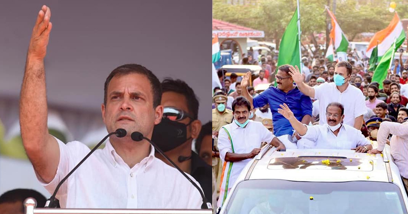 കോഴിക്കോട്, കണ്ണൂർ ജില്ലകളെ ഇളക്കിമറിച്ച് രാഹുൽ ഗാന്ധിയുടെ പര്യടനം ; പ്രിയ നേതാവിനെ വരവേറ്റ് ആയിരങ്ങള്‍