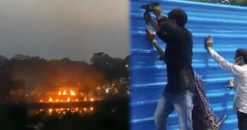 ഉത്തർപ്രദേശില്‍ ശ്മശാനങ്ങള്‍ നിറഞ്ഞു കവിയുന്നു : മൃതദേഹങ്ങള്‍ കൂട്ടിയിട്ട് കത്തിച്ചു : സംസ്‌കരിക്കാനുള്ള വിറകിന് ക്ഷാമം