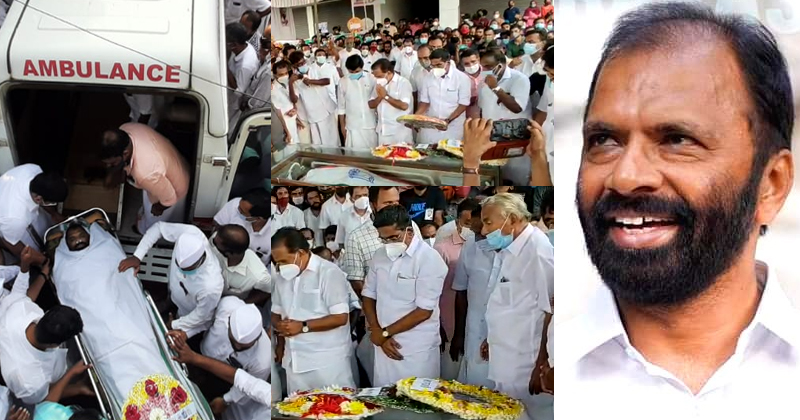 രാഷ്ട്രീയത്തിലെ സൗമ്യമുഖത്തിന് വിട ; വി.വി പ്രകാശിന് അന്ത്യാഞ്ജലികള്‍ അർപ്പിച്ച് കേരളം