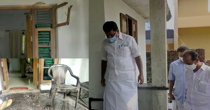 തളിപ്പറമ്പില്‍ ഡിസിസി ജനറല്‍ സെക്രട്ടറിയുടെ വീടിന് നേരെ ബോംബേറ്