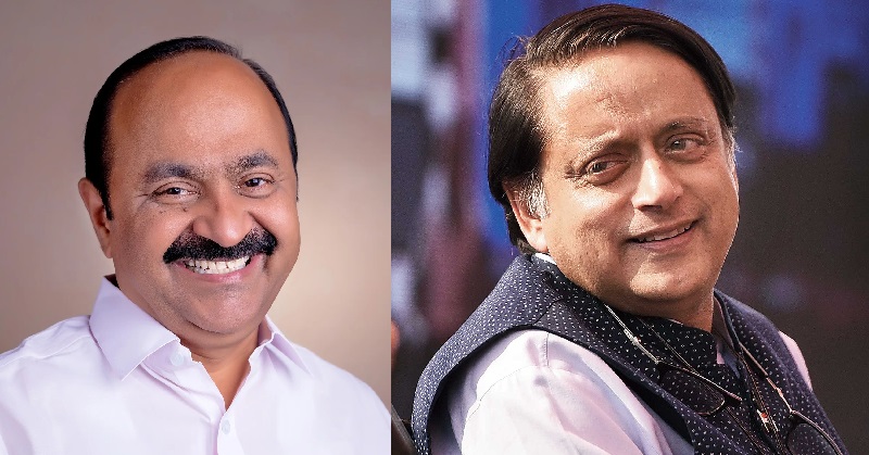 'വലിയ മാറ്റം' ; വി.ഡി സതീശന് ആശംസകള്‍ നേര്‍ന്ന് ശശി തരൂര്‍