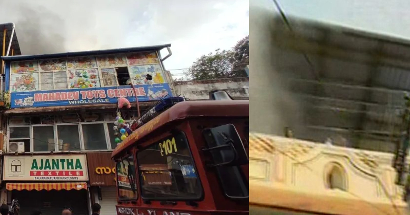 തിരുവനന്തപുരം ചാല മാർക്കറ്റില്‍ തീപിടിത്തം ; തീയണയ്ക്കാന്‍ ശ്രമം തുടരുന്നു